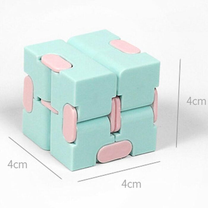 Multicolor Infinity Cube Multicolor Infinity Cube Fidget Toy - Onlyne Bazar