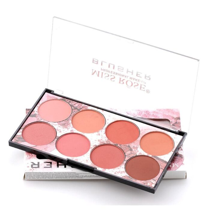 8 Colors MISS ROSE Blush Palette - Onlyne Bazar
